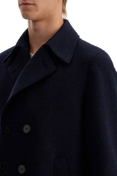 double-breasted woolen caban C9214MLC NAVY BLUE