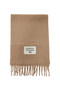 ACNE STUDIOS alpaca blend scarf for CA0350 CAMEL BEIGE | Italystation.com - Shop Now at italystation.com