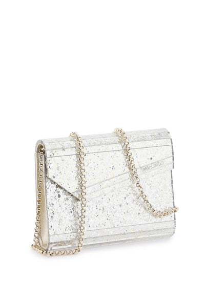 candy glittered clutch CANDY COC CHAMPAGNE