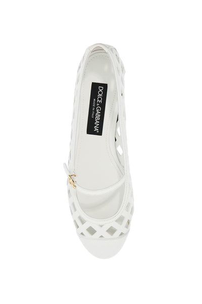 "perforated leather odette CB0216 AW576 BIANCO OTTICO