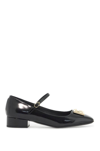 DOLCE & GABBANA brushed leather mary jane CD1814 A1037 | Italystation.com - Shop Now at italystation.com