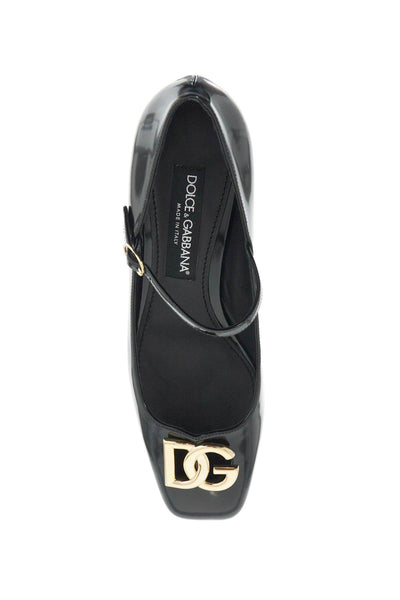 DOLCE & GABBANA brushed leather mary jane CD1814 A1037 | Italystation.com - Shop Now at italystation.com
