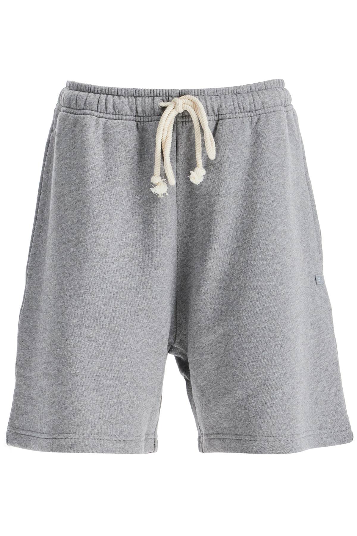 organic cotton sports shorts for men CE0061 LIGHT GREY MELANGE