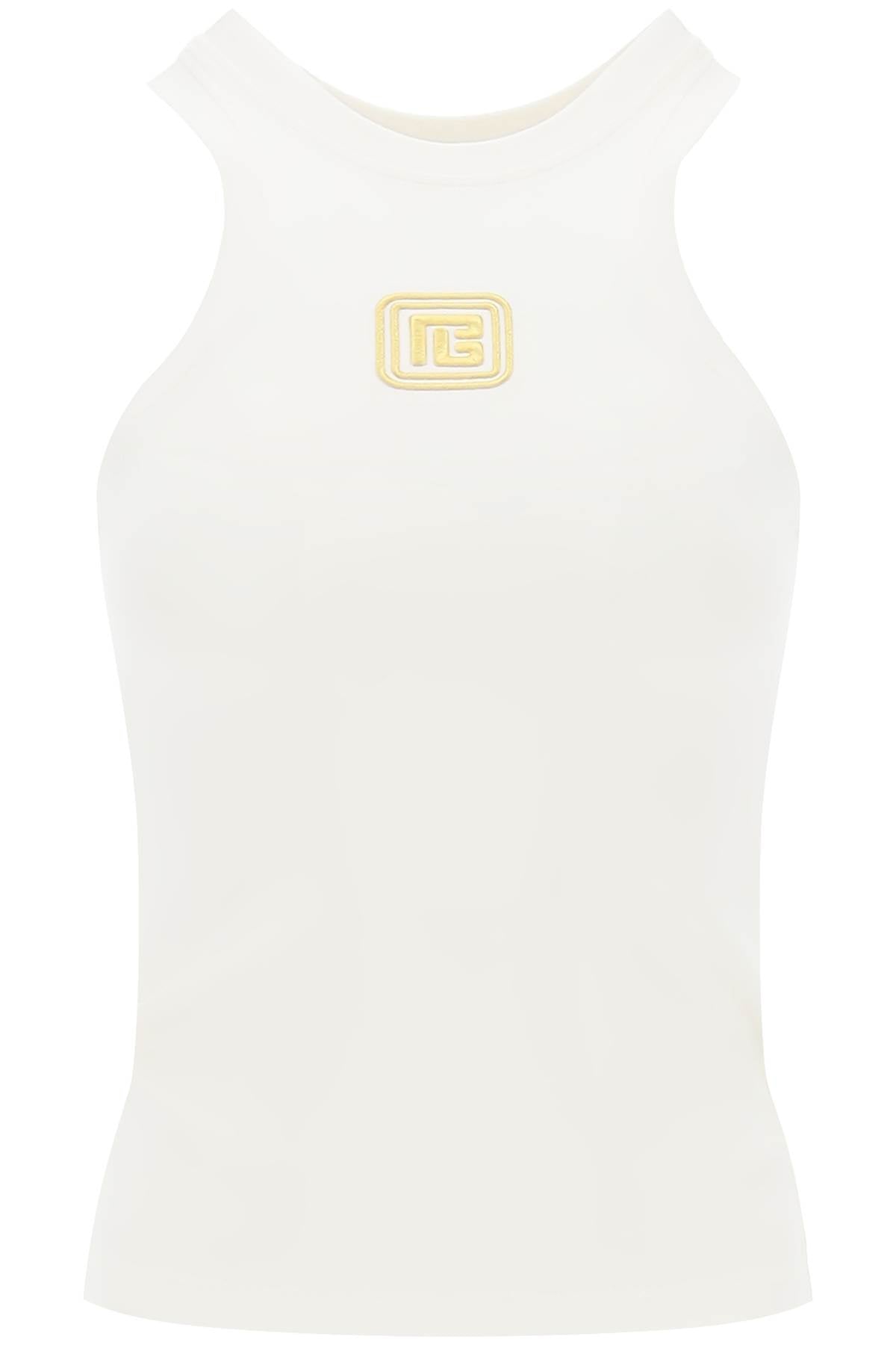 tank top with pb embroidery CF1EB045BC49 CREME OR