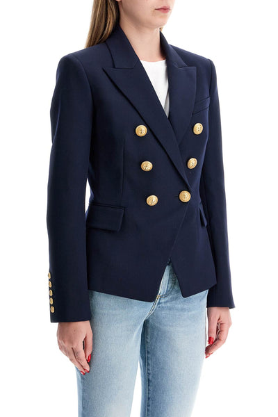 "6-button grain de poudre jacket CF1SG008WB08 NAVY