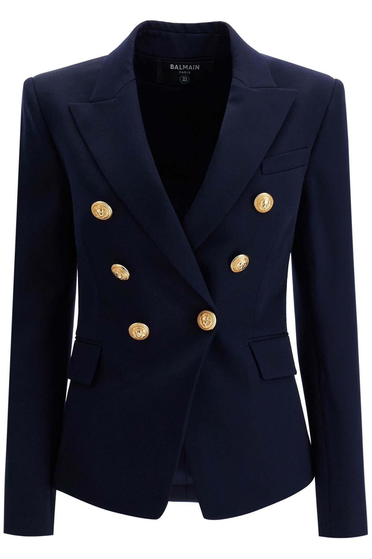 "6-button grain de poudre jacket CF1SG008WB08 NAVY