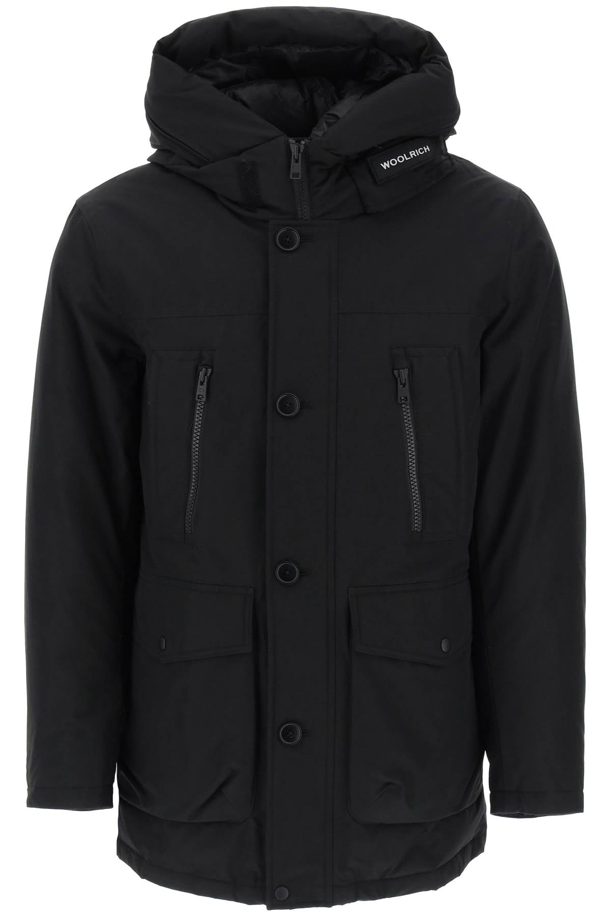 'arctic' parka in ramar fabric CFWOOU0866 MRUT0001 BLACK