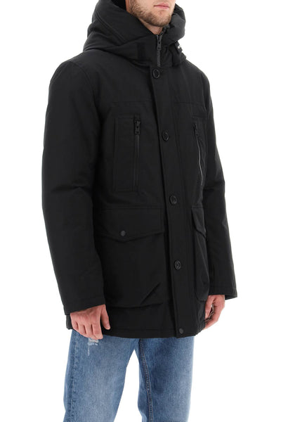 'arctic' parka in ramar fabric CFWOOU0866 MRUT0001 BLACK