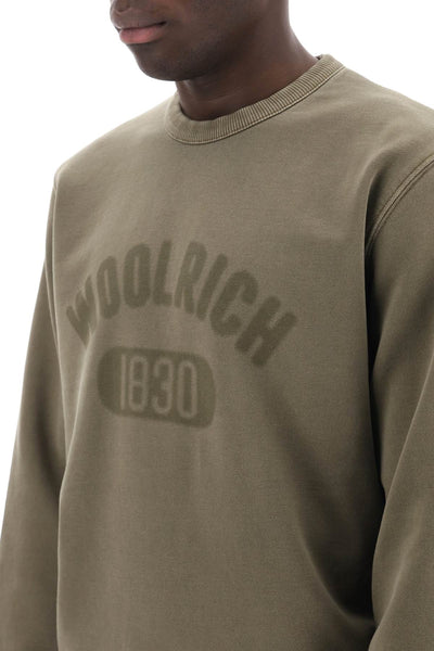 vintage logo sweatshirt with a CFWOSW0221 MRUT3686 LAKE OLIVE
