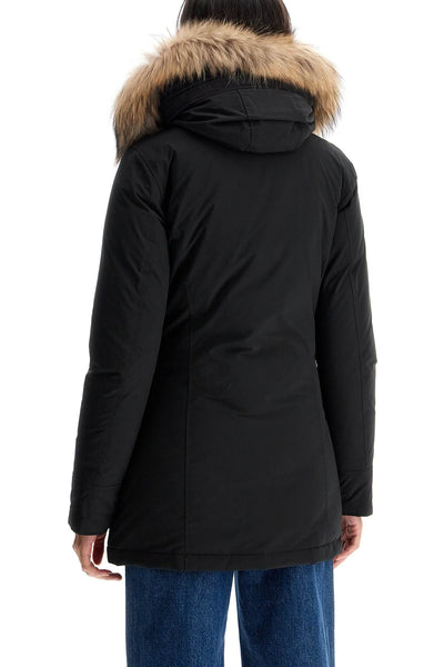 luxury arctic parka with fur CFWWOU0652 FRUT3128 BLACK