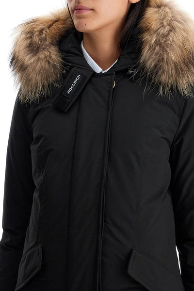 luxury arctic parka with fur CFWWOU0652 FRUT3128 BLACK