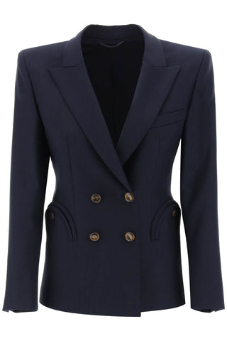 "double-breasted blazer for CHD03 ESSE 067 NAVY