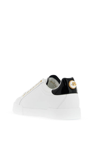 portofino sneakers with pearl CK1602 AH506 BIANCO/ORO