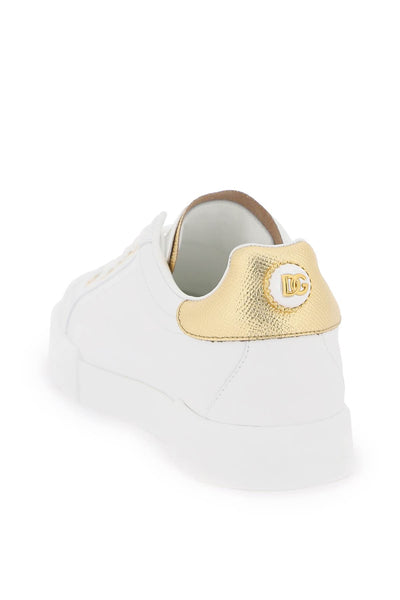 portofino sneakers with pearl CK1602 AN298 BIANCO/ORO