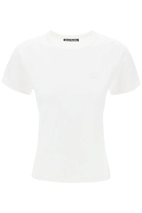 crew-neck t-shirt with logo patch CL0203 OPTIC WHITE
