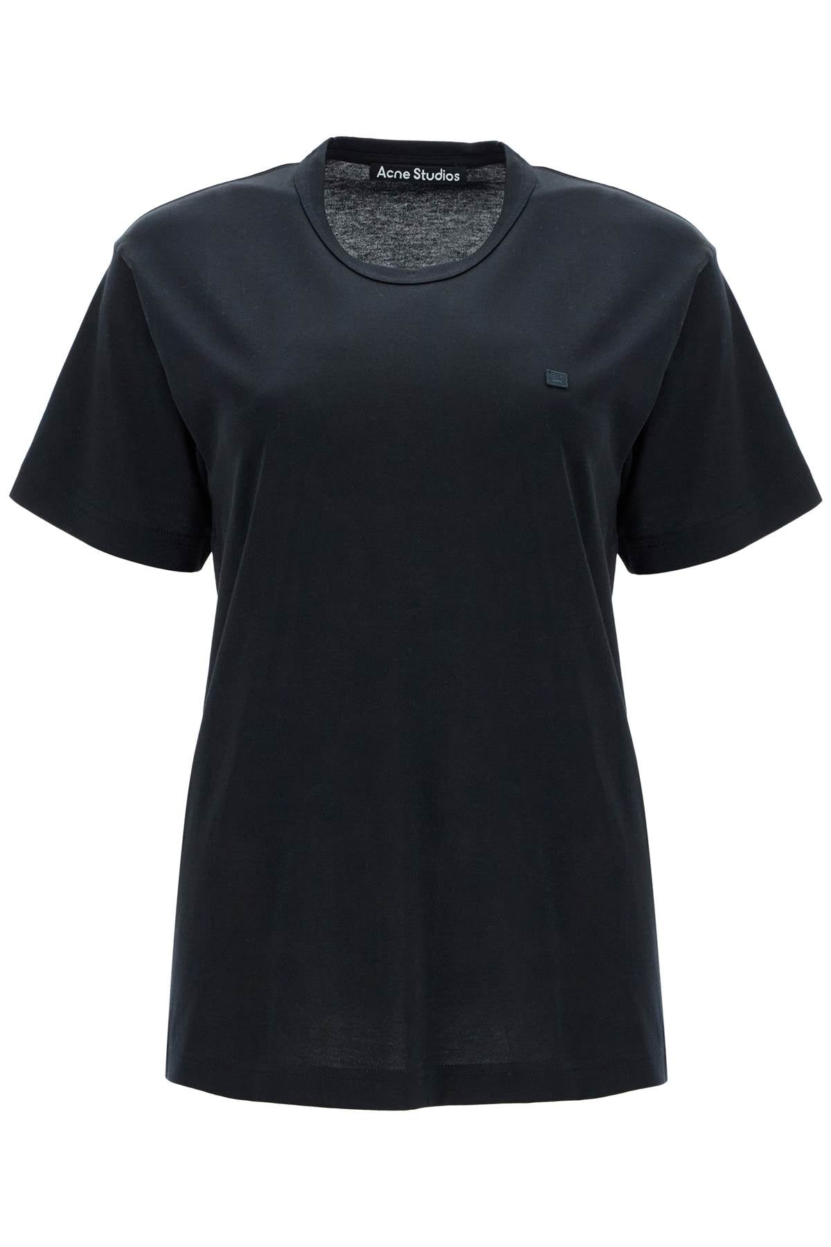 'oversized organic cotton t CL0290 BLACK