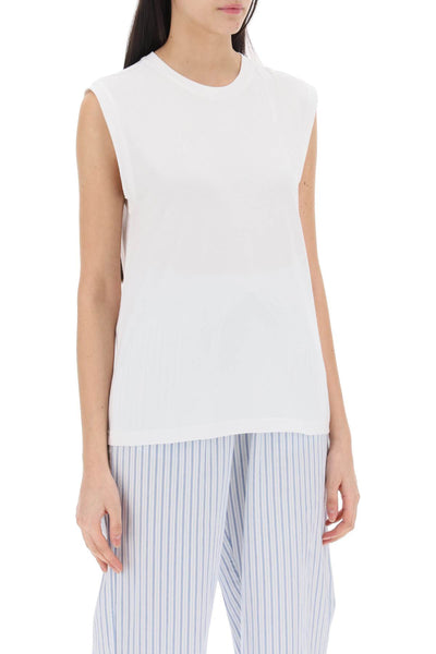 sleeveless top CL3018 GOTS OPTIC WHITE