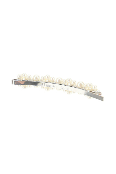 flower hair clip CLP4 0904 PEARL