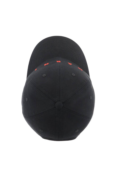 Marni 刺繡標誌棒球帽 CLZC0108S0UTC311 黑色