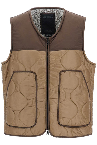 WOOLRICH sherpa-lined vest by todd snyder CMWOOUT339MRTD0086 | Italystation.com - Shop Now at italystation.com