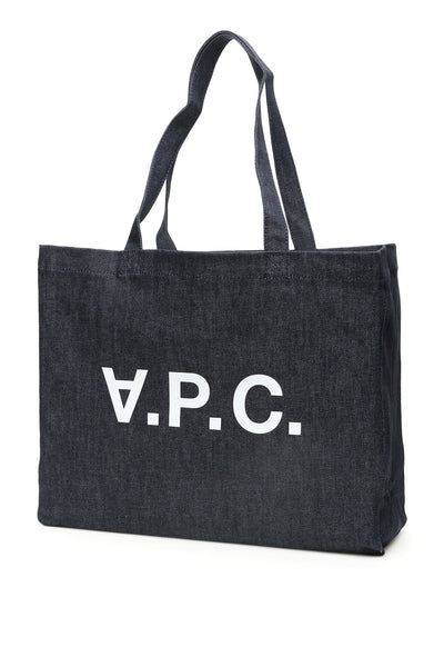 A.p.c. daniela denim tote bag COCSX M61446 INDIGO