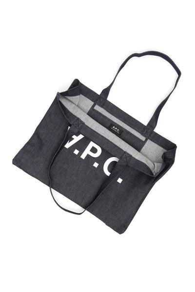 A.p.c. daniela denim tote bag COCSX M61446 INDIGO