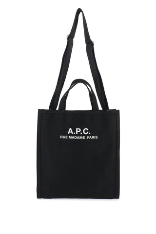 A.p.c. récupération canvas shopping bag CODBM H61318 NOIR