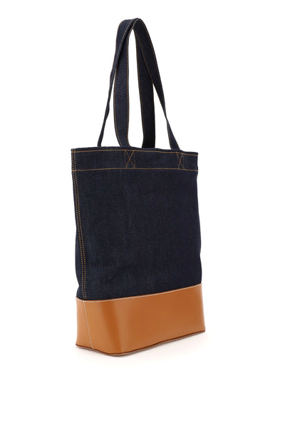 A.p.c. axel denim tote bag CODDP M61444 CARAMEL