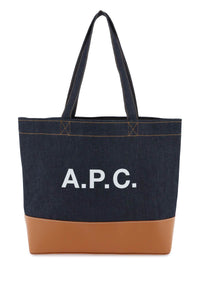 A.p.c. axel e/w tote bag CODDP M61917 CARAMEL