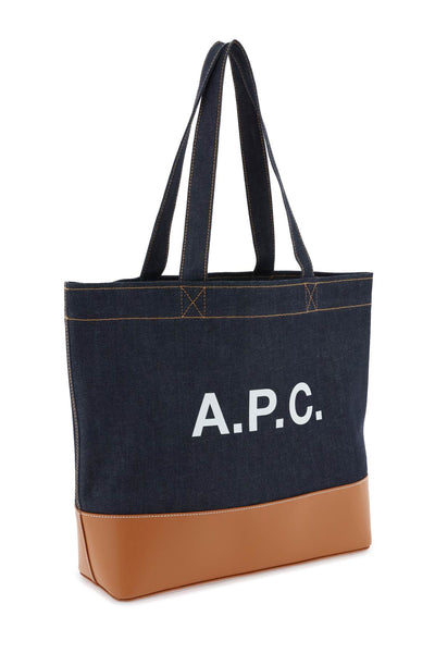 A.p.c. axel e/w tote bag CODDP M61917 CARAMEL