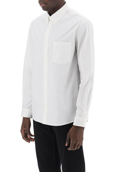 A.p.c. edouard button-down shirt COEVD H12509 WHITE