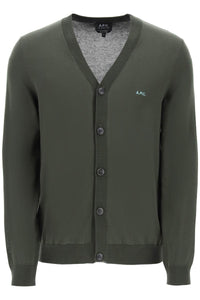 Apc 棉質柯蒂斯開襟衫 適用於 COEZJ H22256 KAKI MILITAIRE