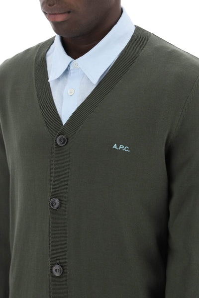 Apc 棉質柯蒂斯開襟衫 適用於 COEZJ H22256 KAKI MILITAIRE
