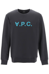 A.p.c. flock v.p.c. logo sweatshirt COFAX H27378 ANTHRACITE