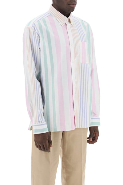 A.p.c. mateo striped oxford shirt COGWK H12581 MULTI