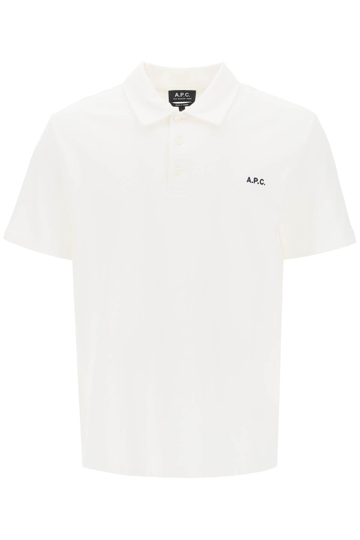 Apc Carter 標誌刺繡 COGWZ H26342 白色 Polo 衫
