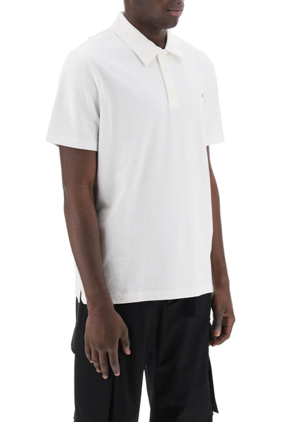 A.p.c. carter polo shirt with logo embroidery COGWZ H26342 WHITE