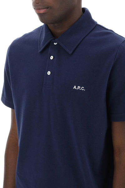Apc austin 標誌刺繡 COGWZ H26344 深海軍藍 Polo 衫