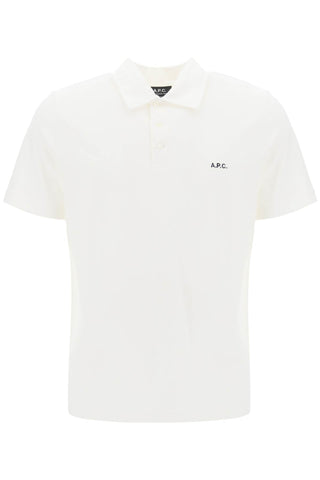 Apc austin 標誌刺繡 COGWZ H26344 白色 Polo 衫