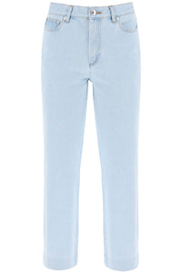 A.p.c. new sailor straight cut cropped jeans COGXK F09131 BLEACHED OUT