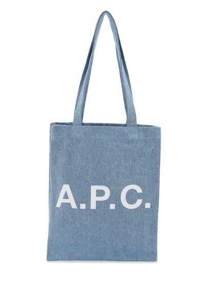 Apc 牛仔布 lou 手提包搭配 COGXL M61442 BLEU CLAIR