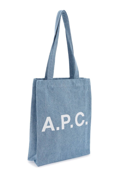 Apc 牛仔布 lou 手提包搭配 COGXL M61442 BLEU CLAIR