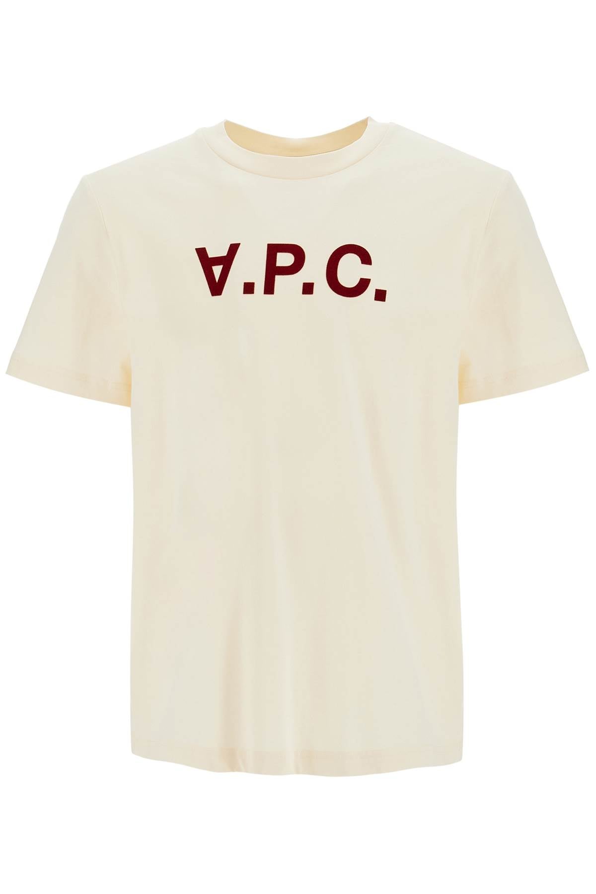 grand vpc t-shirt COHBM M26384 ECRU/BORDEAU