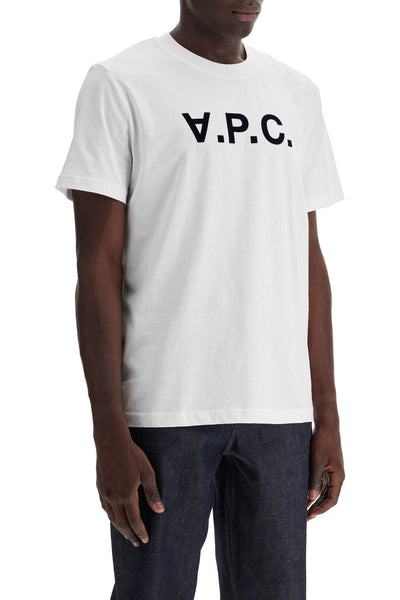 grand vpc t-shirt COHBM M26384 BLANC/DARK NAVY