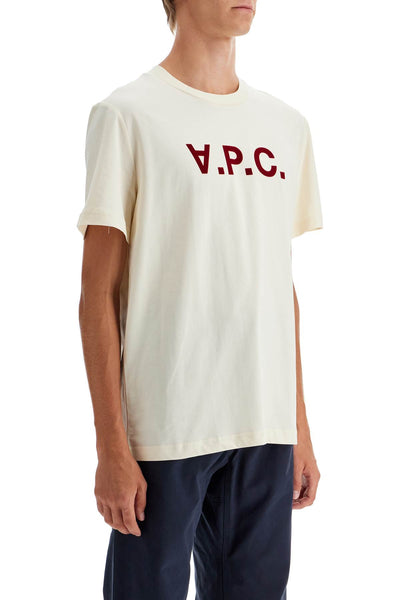 grand vpc t-shirt COHBM M26384 ECRU/BORDEAU