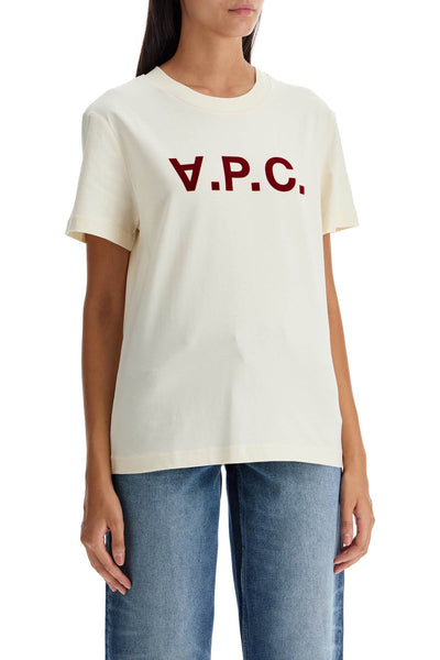 grand vpc t-shirt COHBM M26384 ECRU/BORDEAU