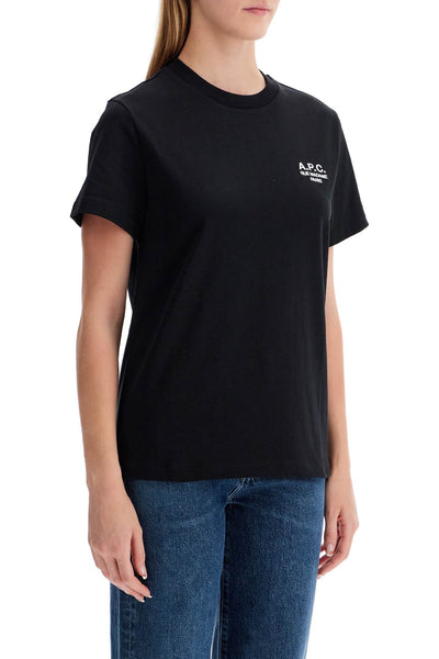 A.P.C. rue madame unisex t-shirt COHBU M26388 NOIRBLANC | Italystation.com - Shop Now at italystation.com