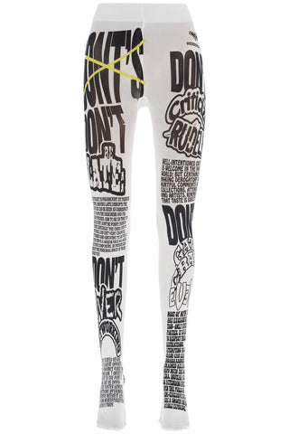 printed tights tyt x COLLANT DOS DONTS FW