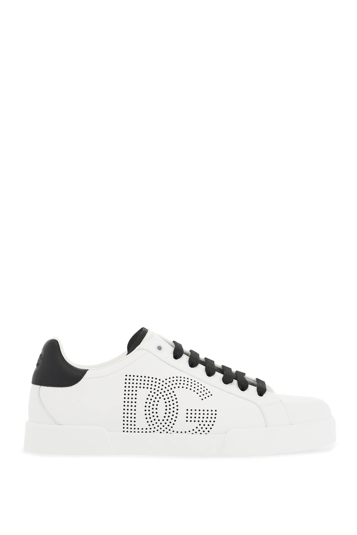 "perforated logo portof CS2277 AV066 BIANCO/NERO