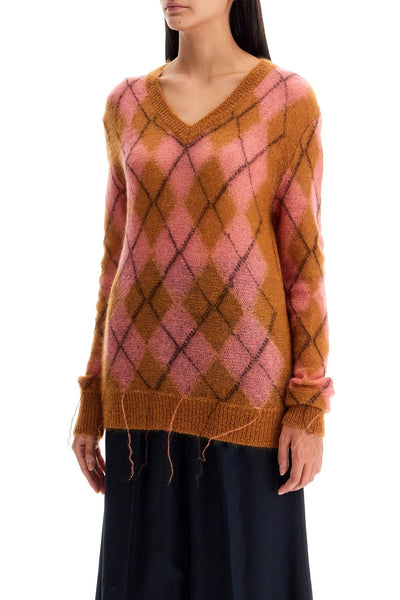 distressed mohair pullover CVMD0138Q0 UFU175 CAMELIA